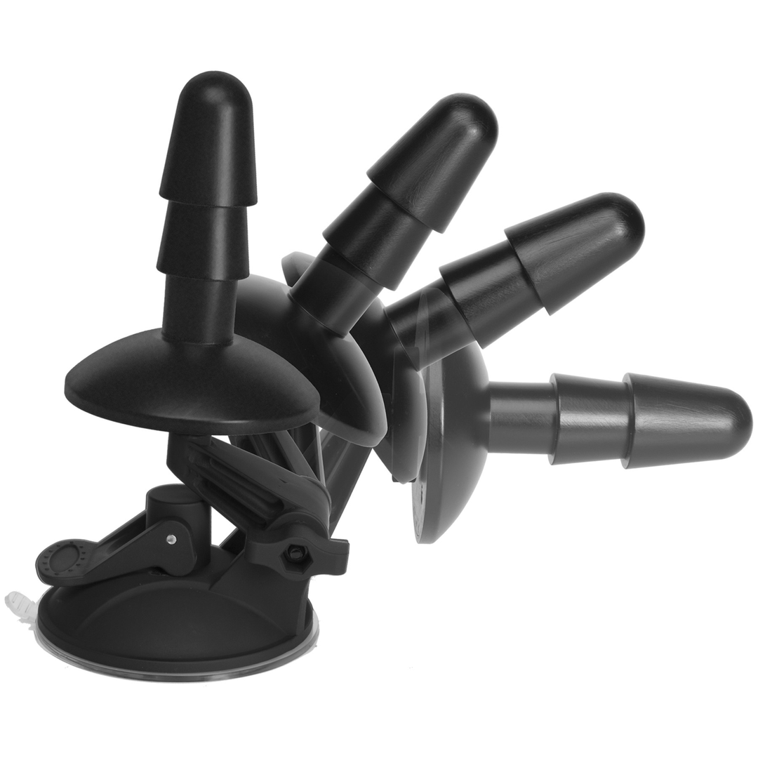 Deluxe Suction Cup Plug Accessory - 2 Stuk Schwarz - 2
