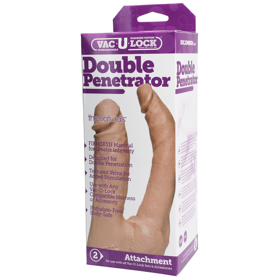 Penetrator - Double Dildo - 6 / 16 cm Weiß - 3