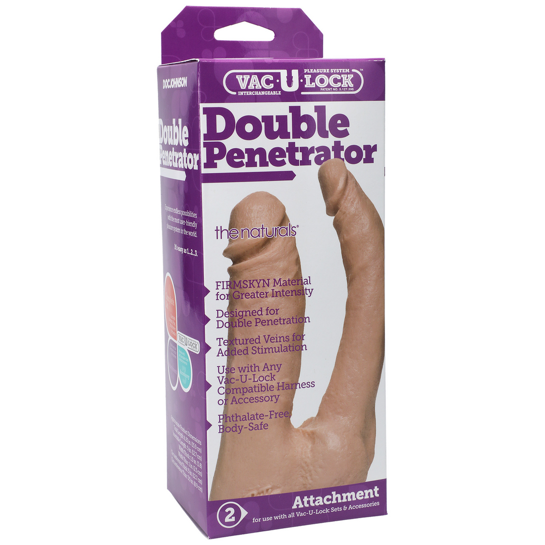 Penetrator - Double Dildo - 6 / 16 cm Weiß - 3