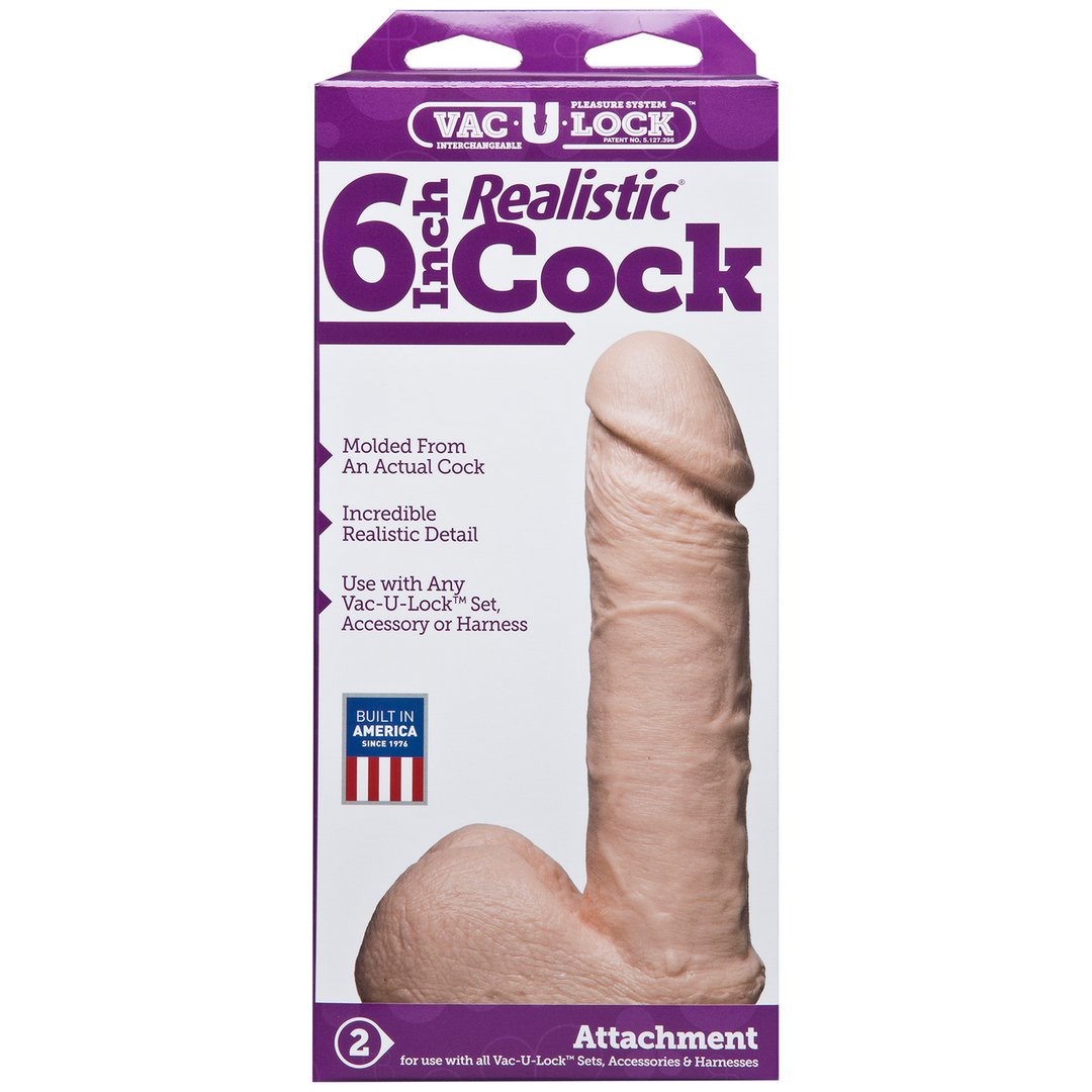 Realistische Dildo - 6 / 15 cm Weiß - 1