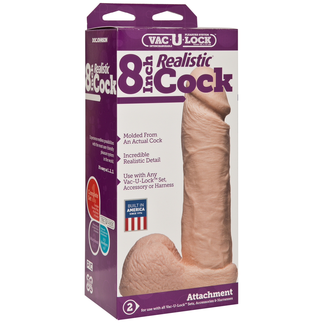 Realistische Dick - 8 / 20 cm Fleischfarben - 0