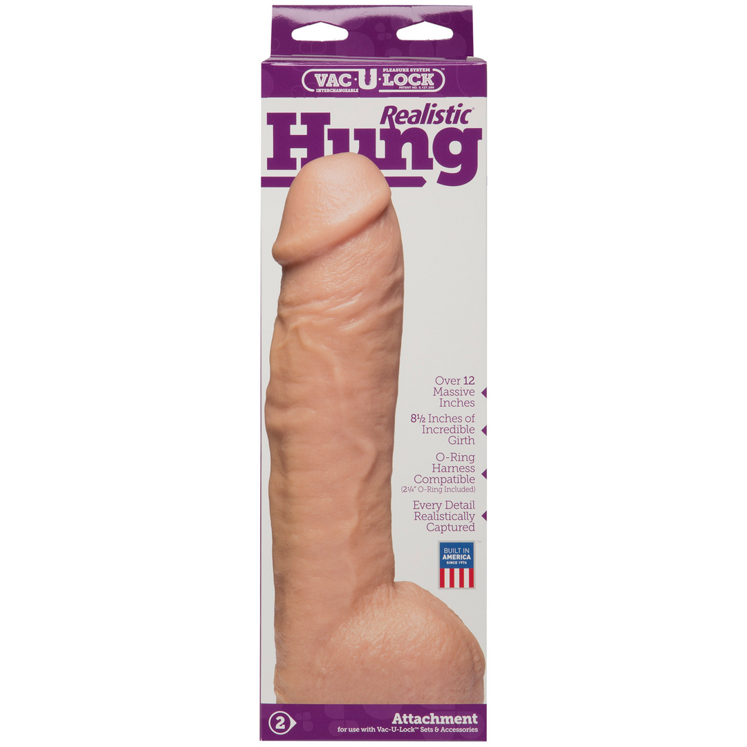 Realistic Hung - Realistic Dildo - 13 / 32 cm Weiß - 1