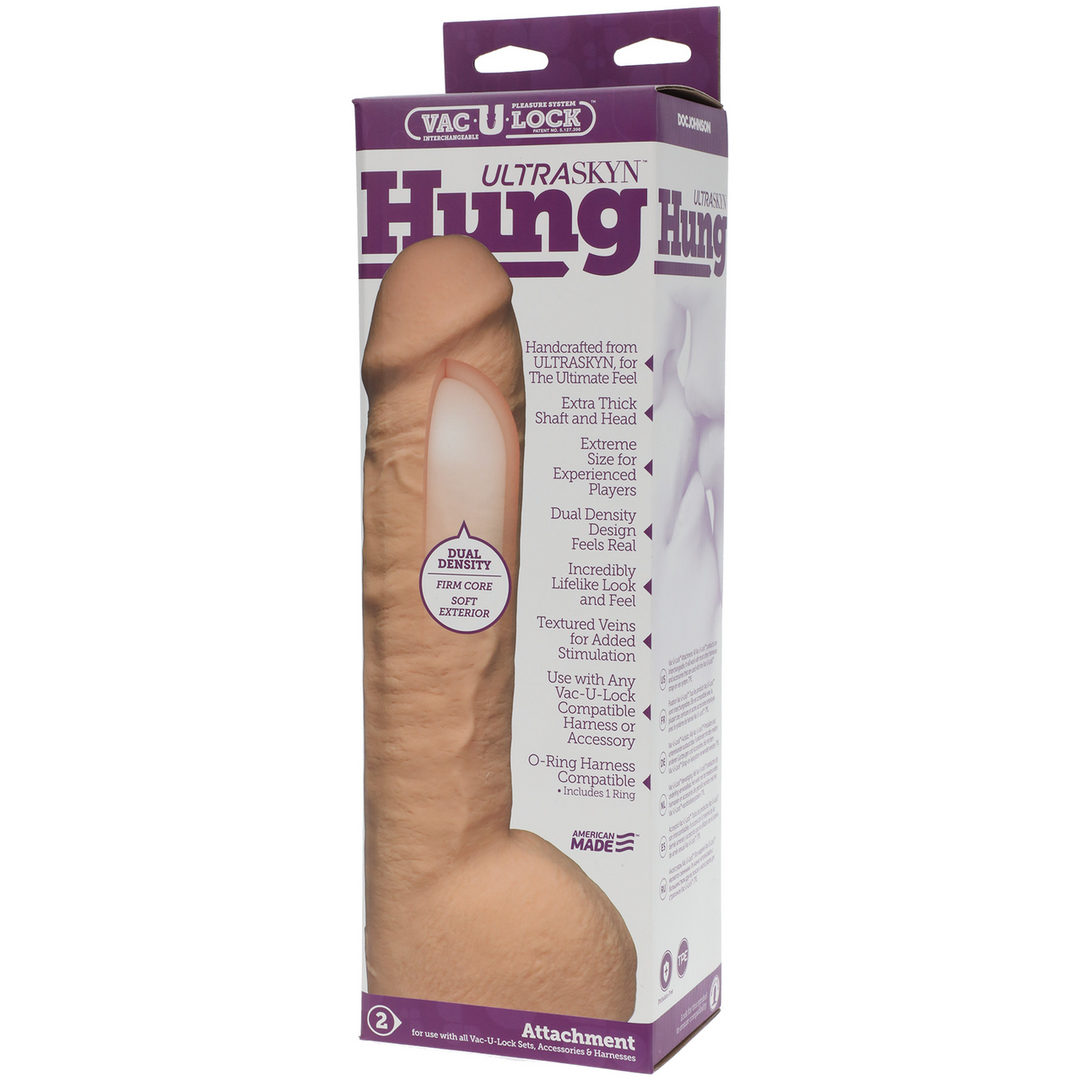 Realistisch Hung - Realistisch ULTRASKYN Dildo Weiß - 0