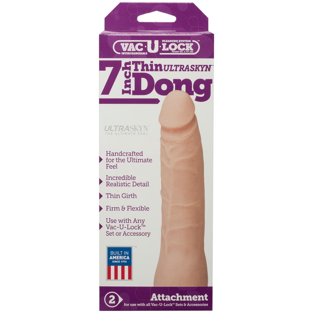 Realistisch ULTRASKYN Dildo - 7 / 18 cm Weiß - 0