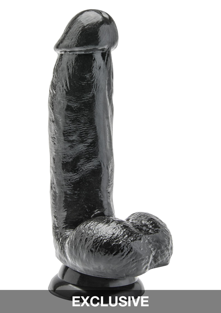 ToyJoy Get Real Dildo 6' with Balls BLACK - 0