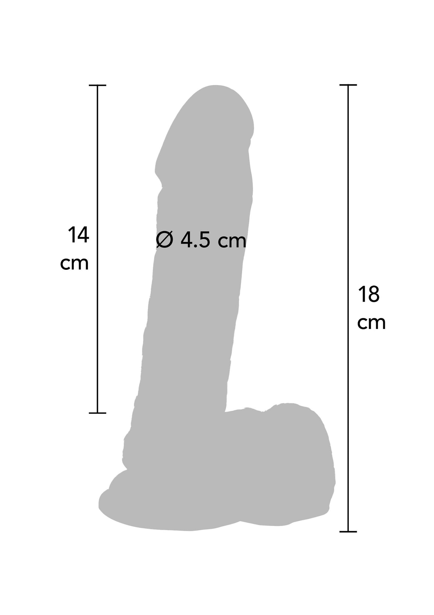 ToyJoy Get Real 18 cm Dildo SKIN - 0