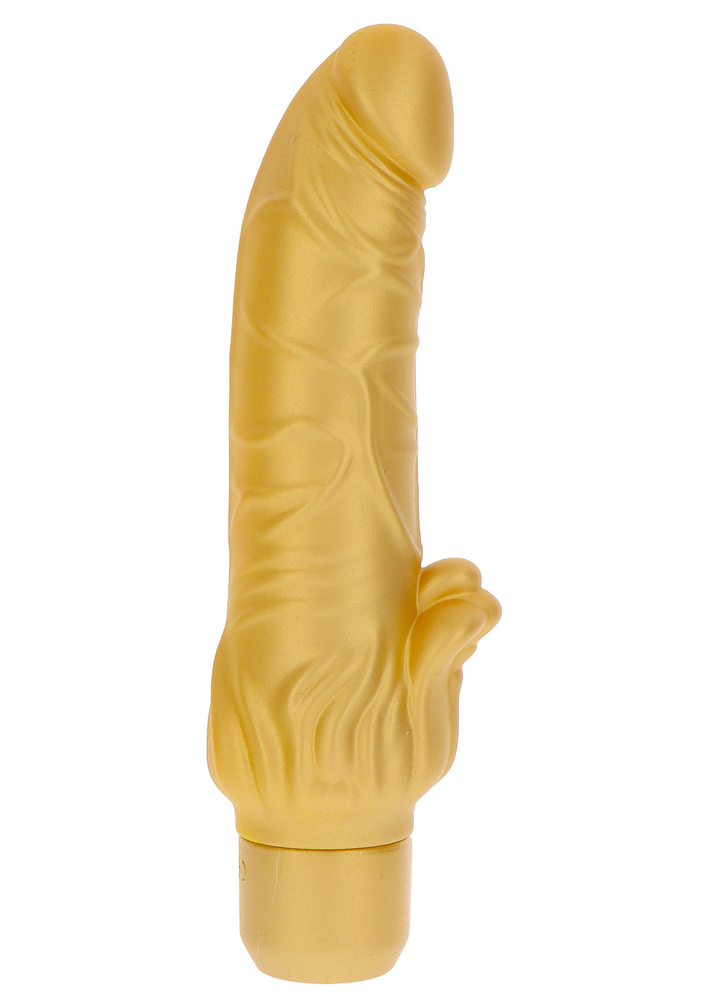 ToyJoy Get Real Gold Dicker Stim Vibrator GOLD - 3