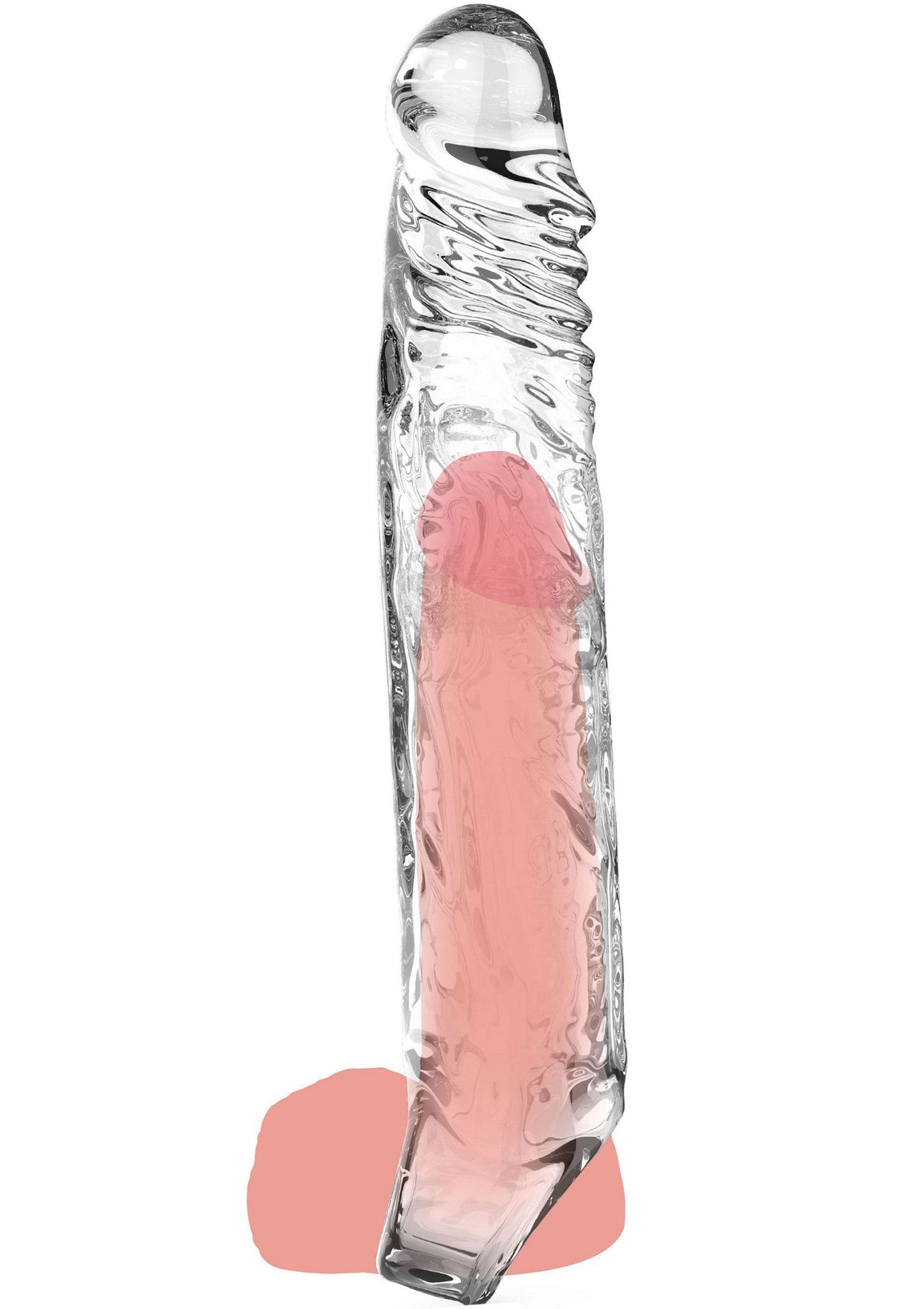 Extension Sleeve TPE XL 22.5 cm CLEAR - 1