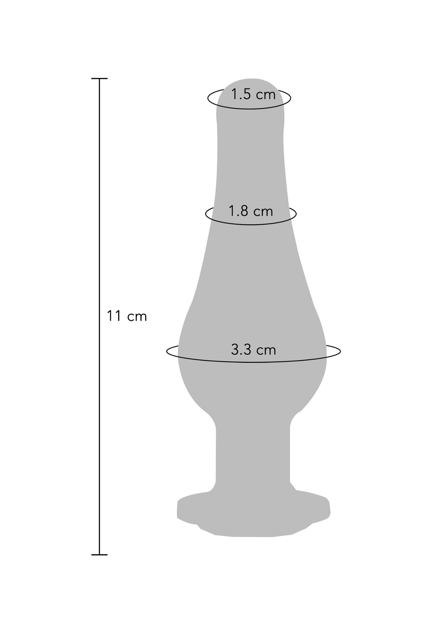 ToyJoy Anal Play Twilight Bum Bijou Medium MULTICOLOR - 0