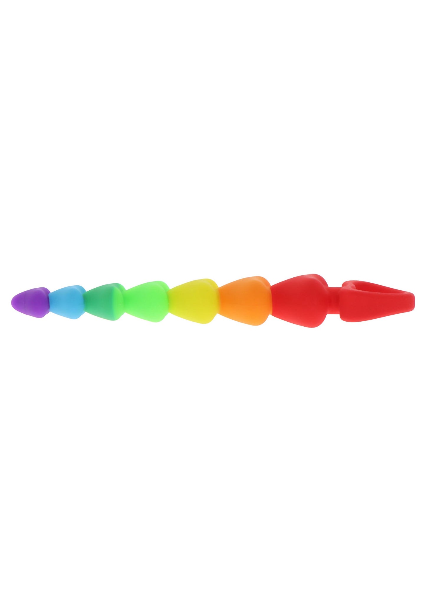 ToyJoy Anal Play Rainbow Heart Beads RAINBOW - 0