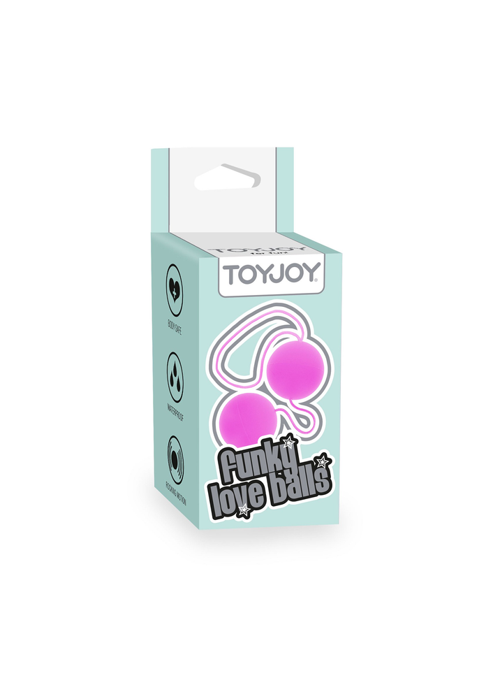 ToyJoy Funky Fun Toys Funky Love Balls VIOLET - 0