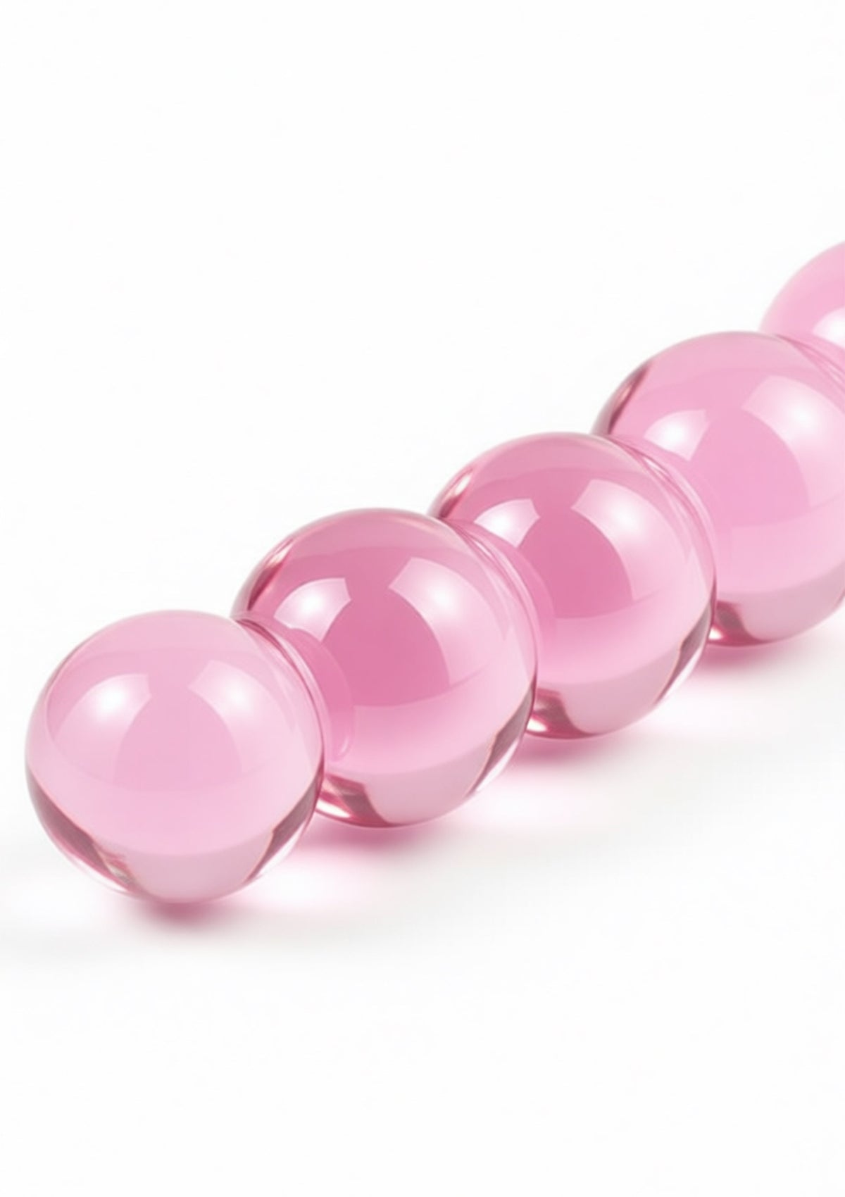Crystal Heart Anal Dildo CLEAR - 4