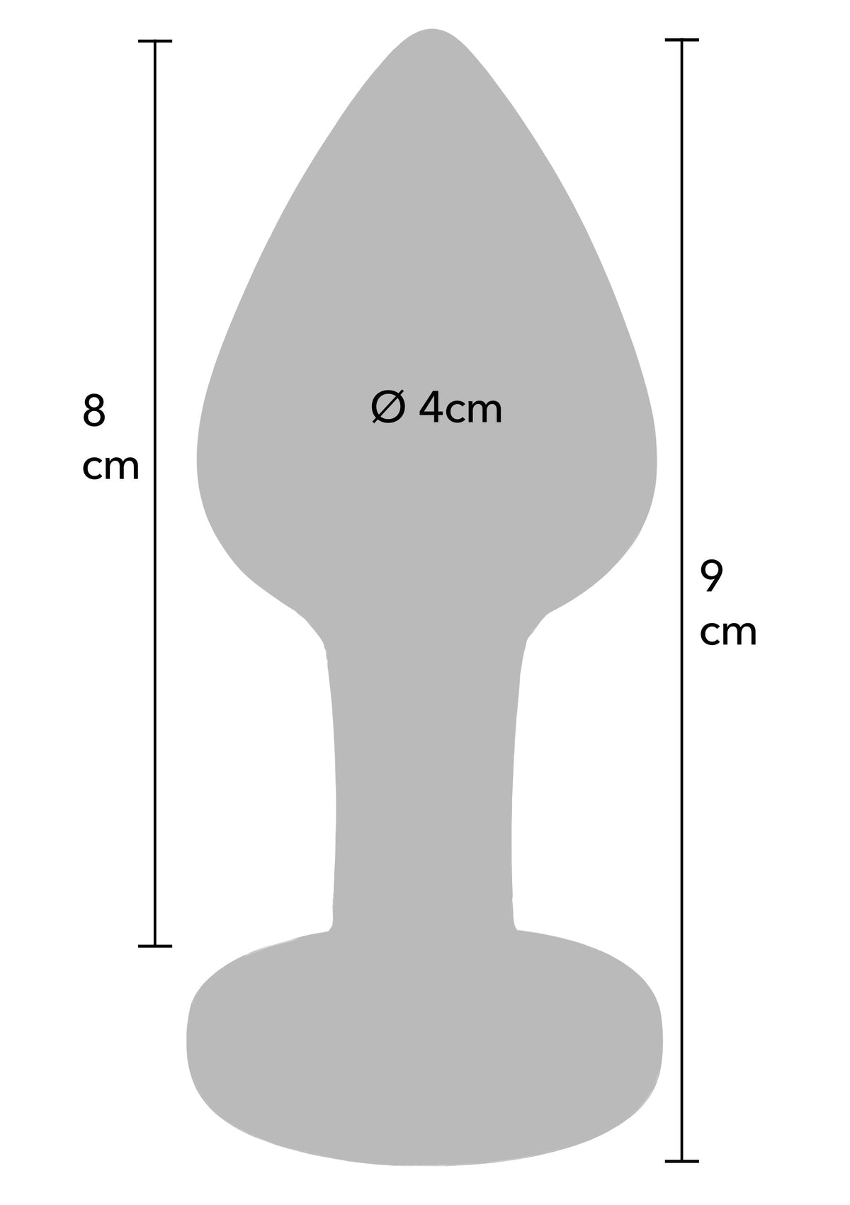 Stardust Anal Plug Medium BLUE - 4