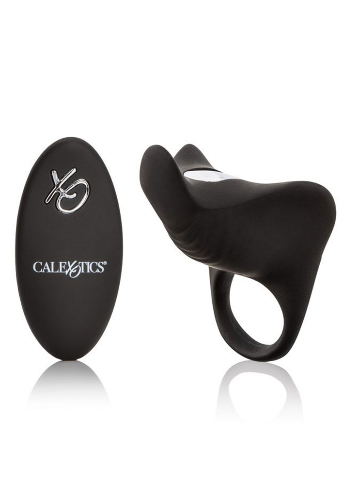 CalExotics Silicone Rechargeable Remote Pleasurizer BLACK - 0