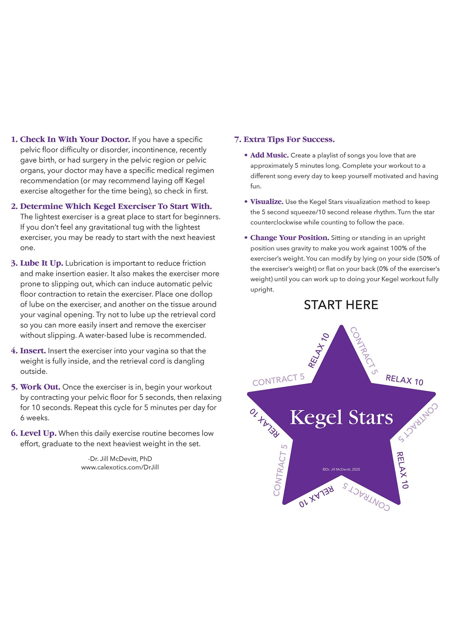 CalExotics Kegel Training 3-Piece Set PURPLE - 16