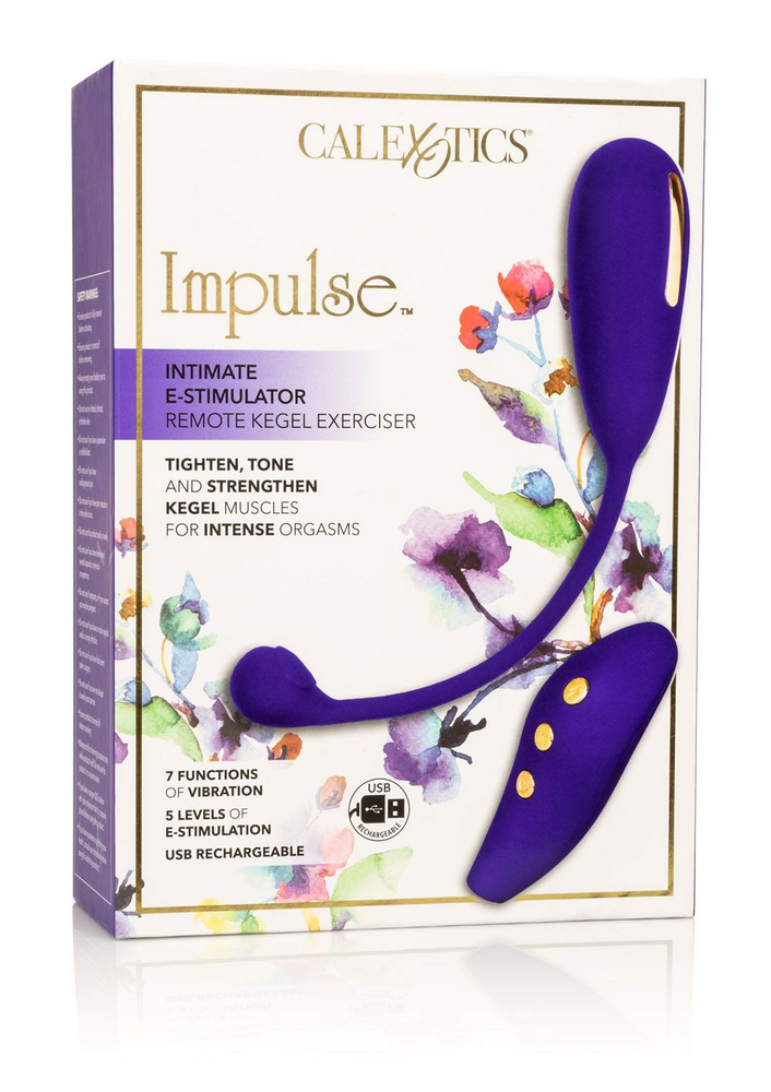 CalExotics Impulse Intimate E-Stimulator Remote Kegel Exerciser BLUE - 2