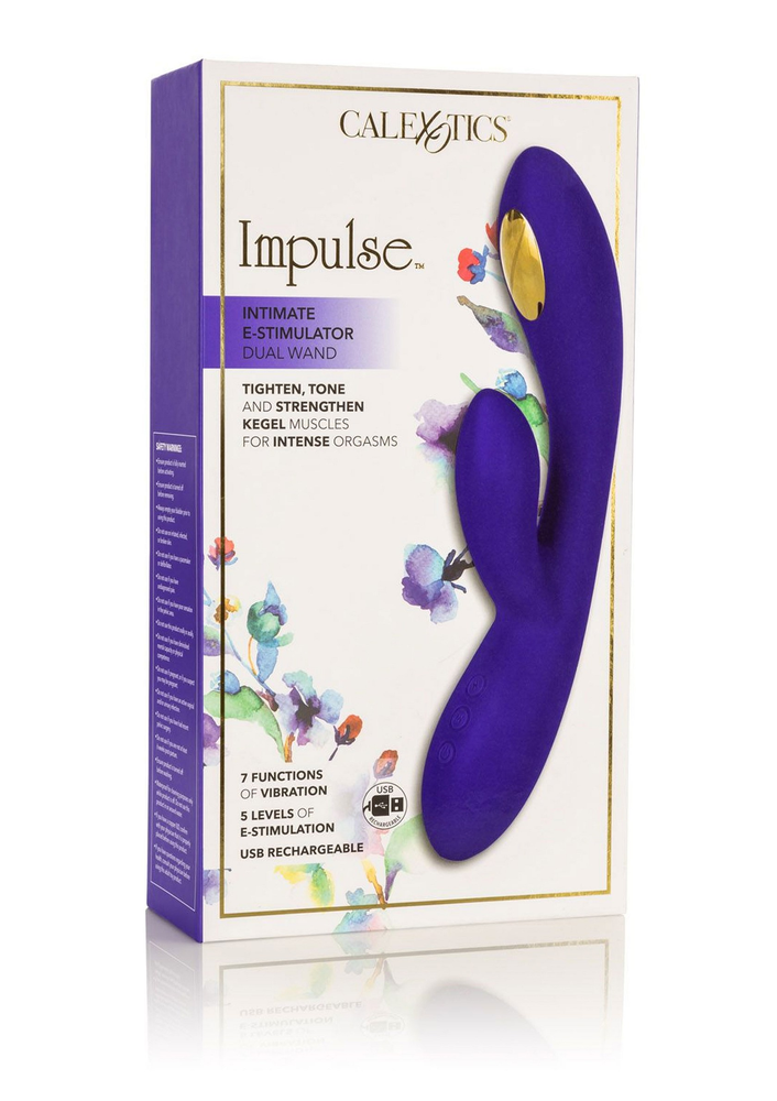 CalExotics Impulse Intimate E-Stimulator Dual Wand BLUE - 2