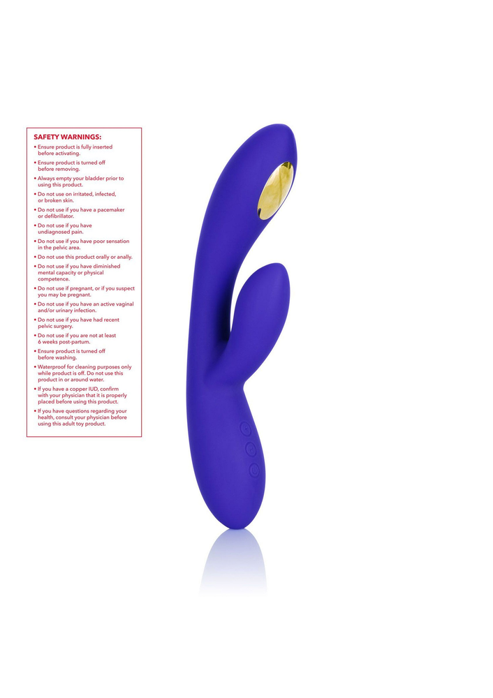 CalExotics Impulse Intimate E-Stimulator Dual Wand BLUE - 0