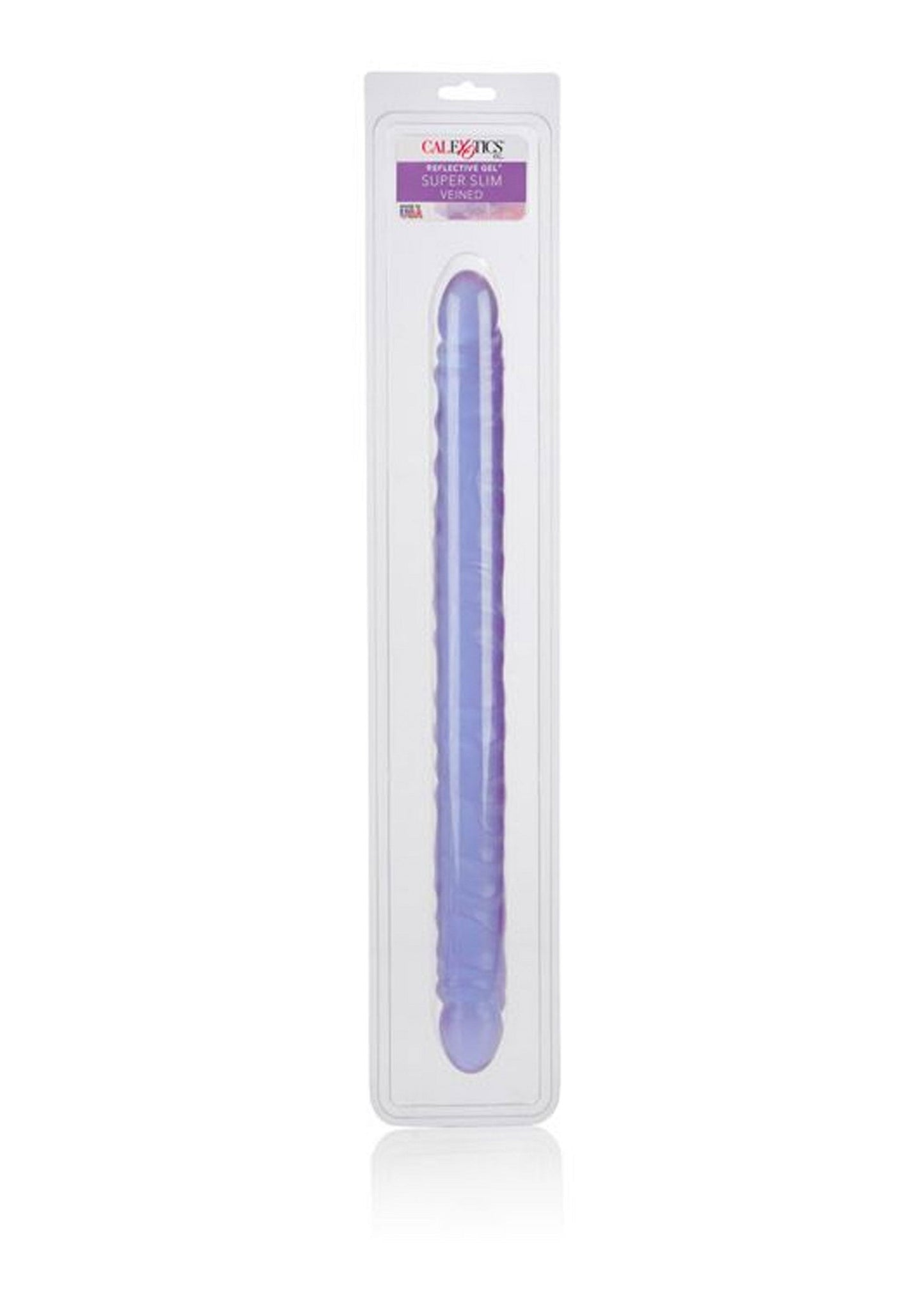 CalExotics Veined Super Slim Dong PURPLE - 1
