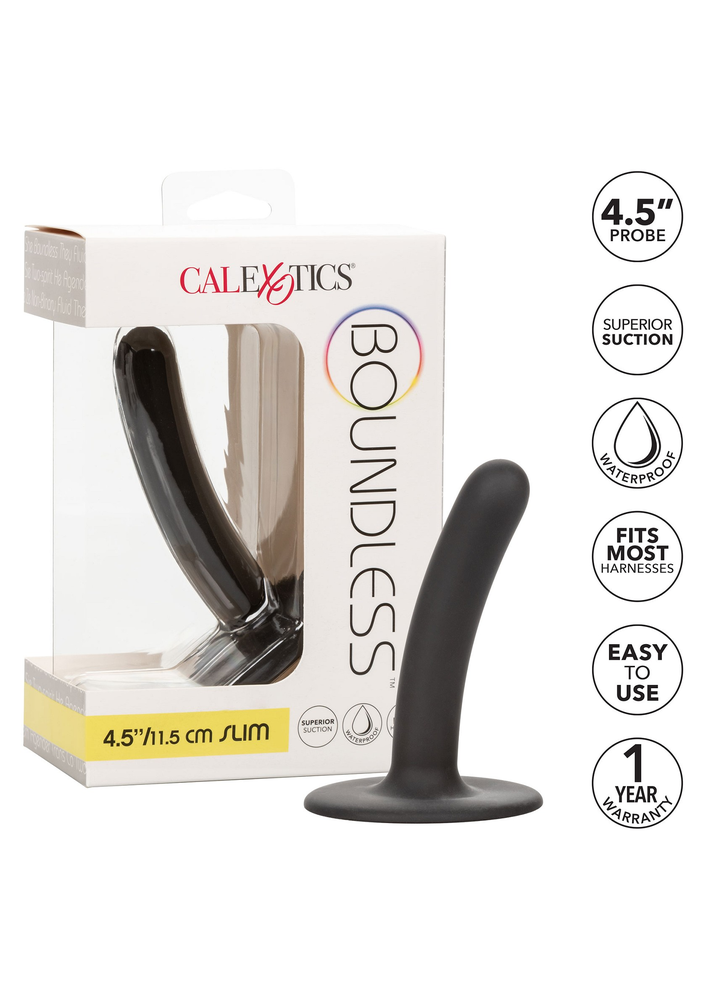 CalExotics Boundless 4.5”/11.5 cm Slim BLACK - 0