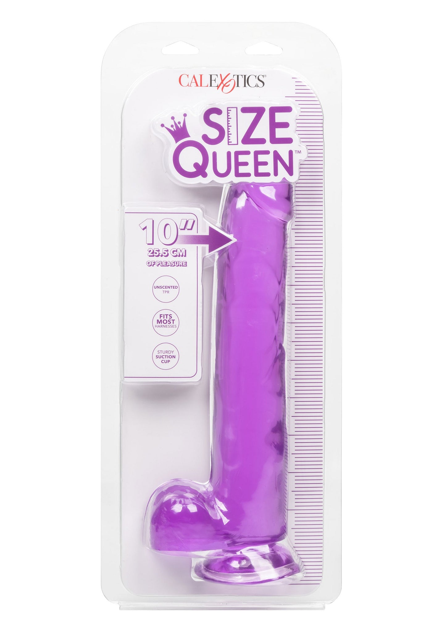 CalExotics Size Queen 10'/25.5 cm PURPLE - 2