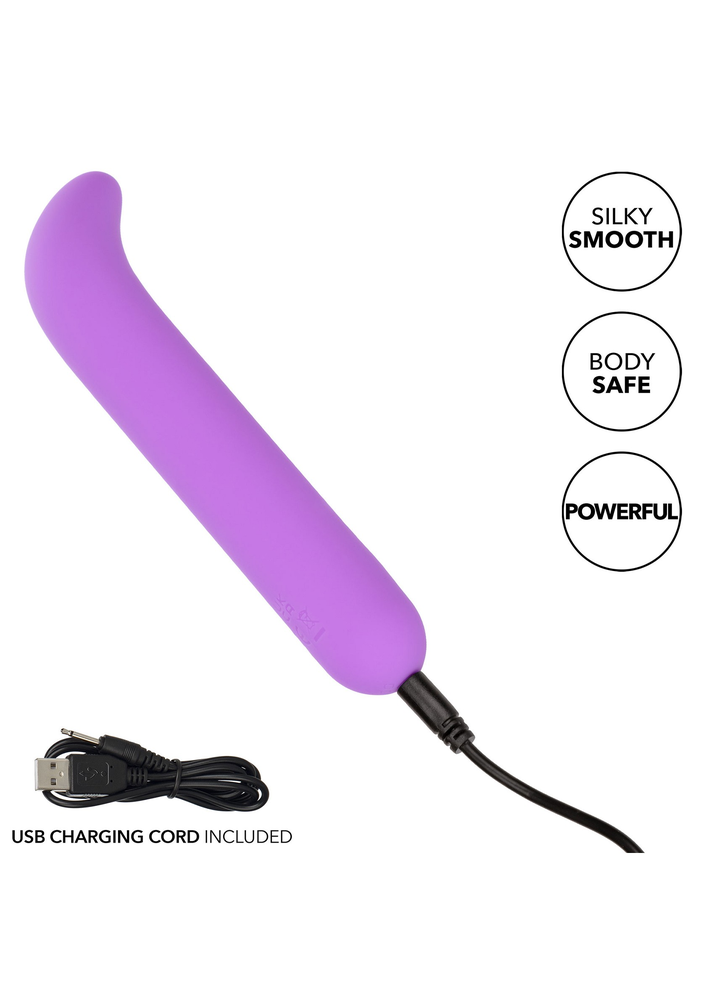 CalExotics Bliss Liquid Silicone Mini G Vibe PURPLE - 11