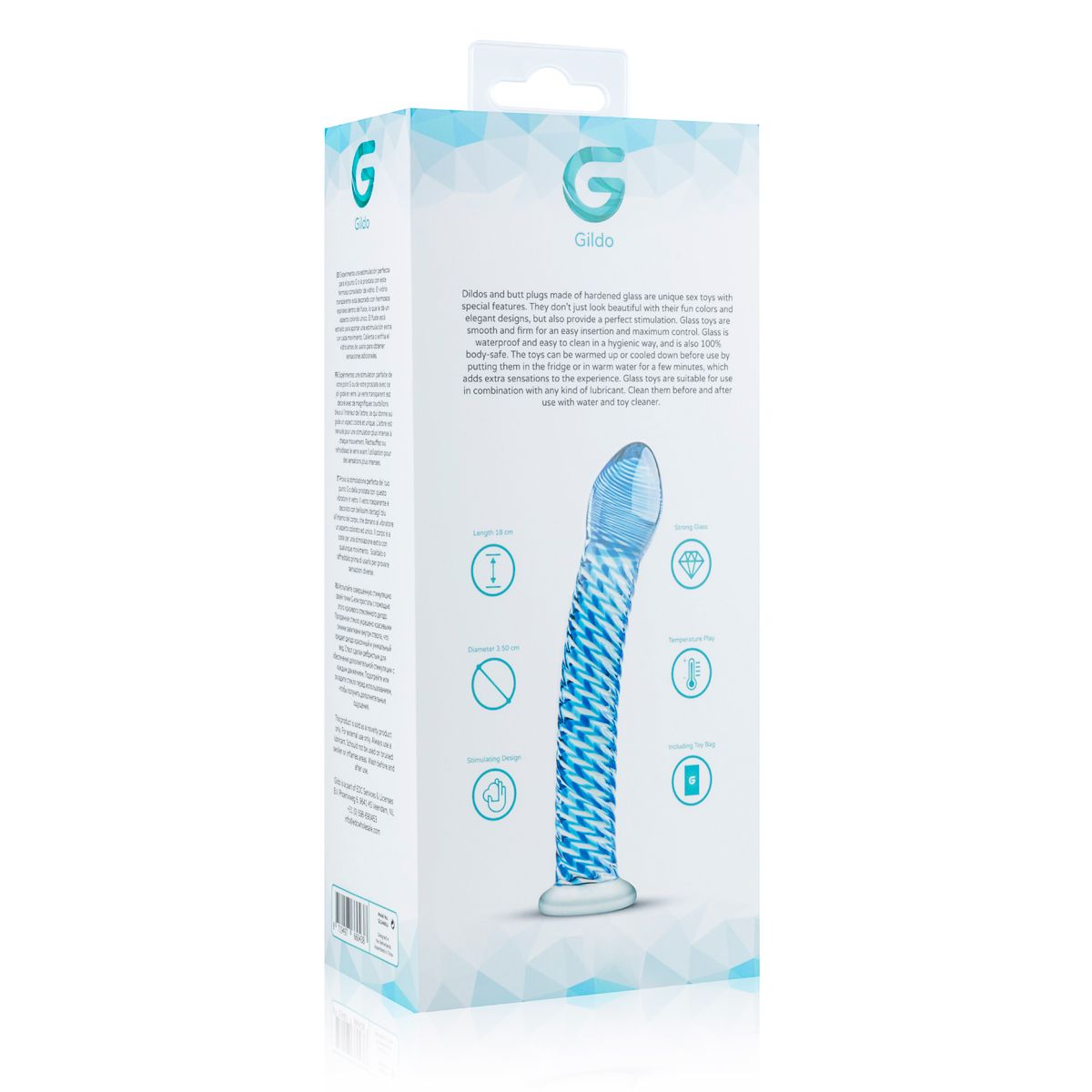 Glazen G-Spot/Prostaatdildo No. 5 - 6