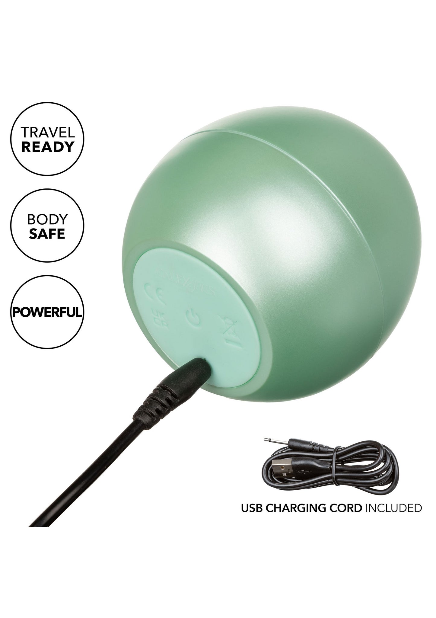 CalExotics Opal Ripple Massager GREEN - 0