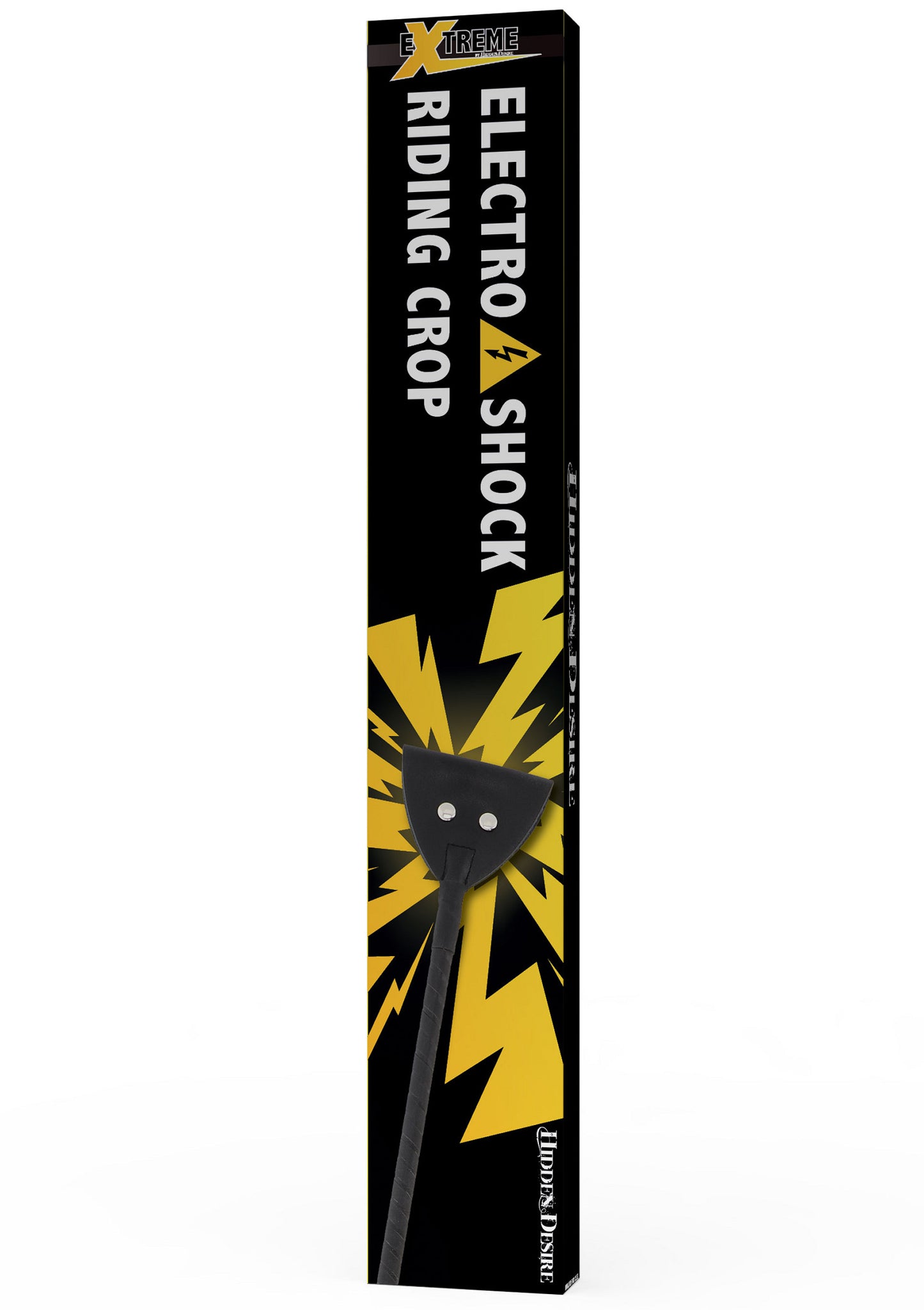 Hidden Desire Extreme Electro Riding Crop BLACK - 1