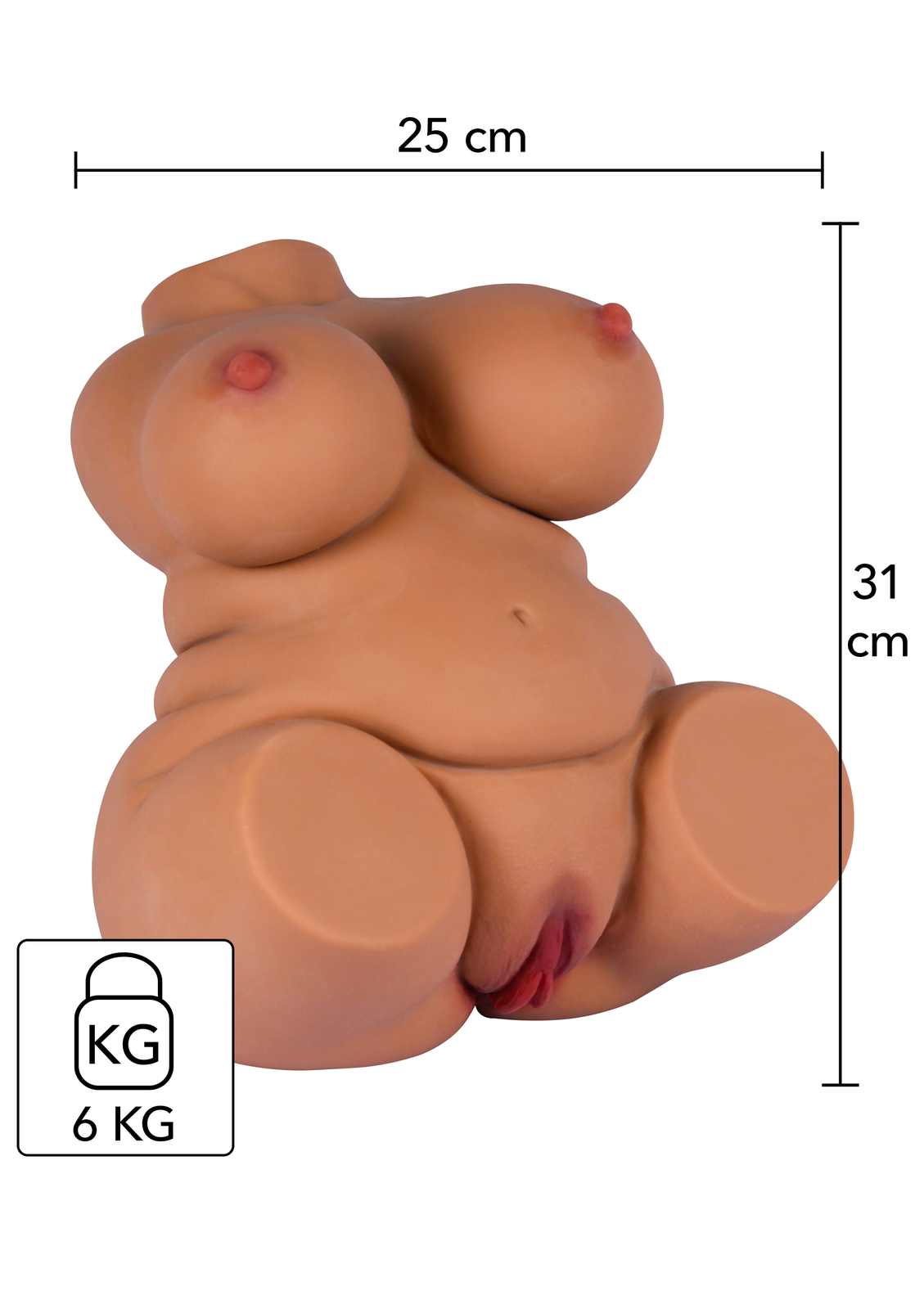 Fat Fuck Queen 6 kg CARAMEL - 2
