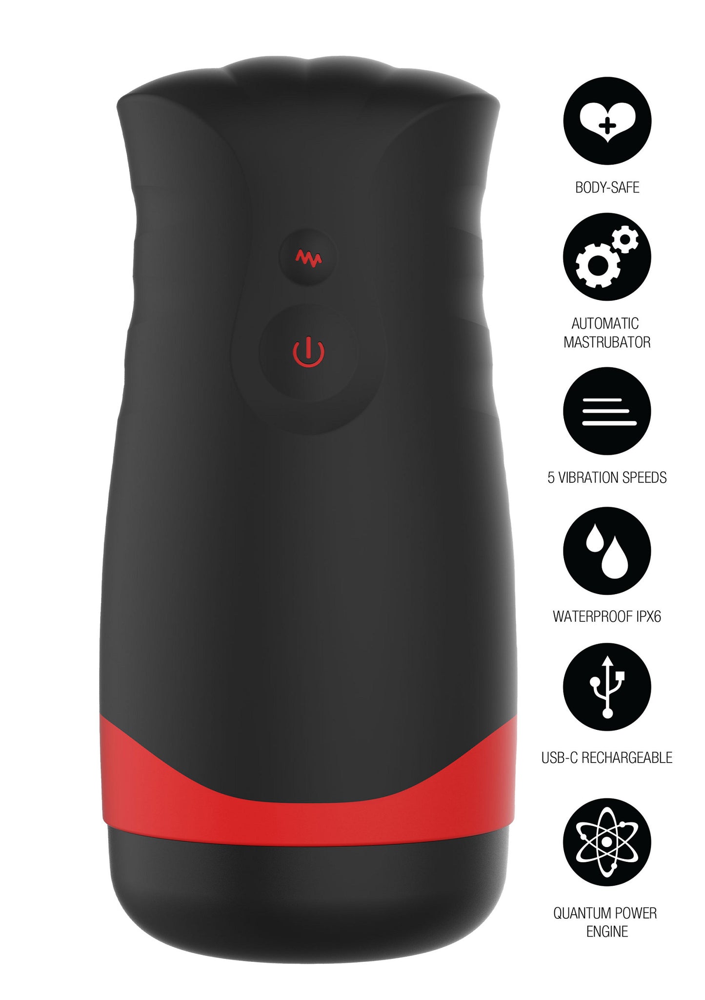 Hidden Desire Fusion X Quantum Power Masturbator BLACK - 1