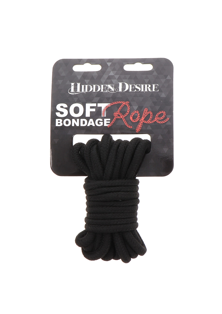 Hidden Desire Bondage Rope 5M BLACK - 1
