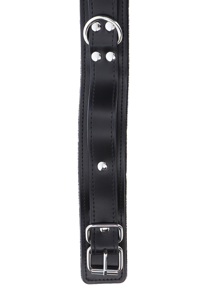 Taboom Bondage Essentials Heavy D-Ring Collar BLACK - 0