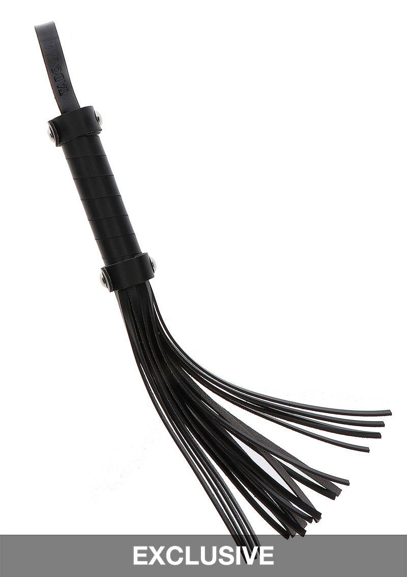 Taboom Bondage Essentials Small Whip BLACK - 3