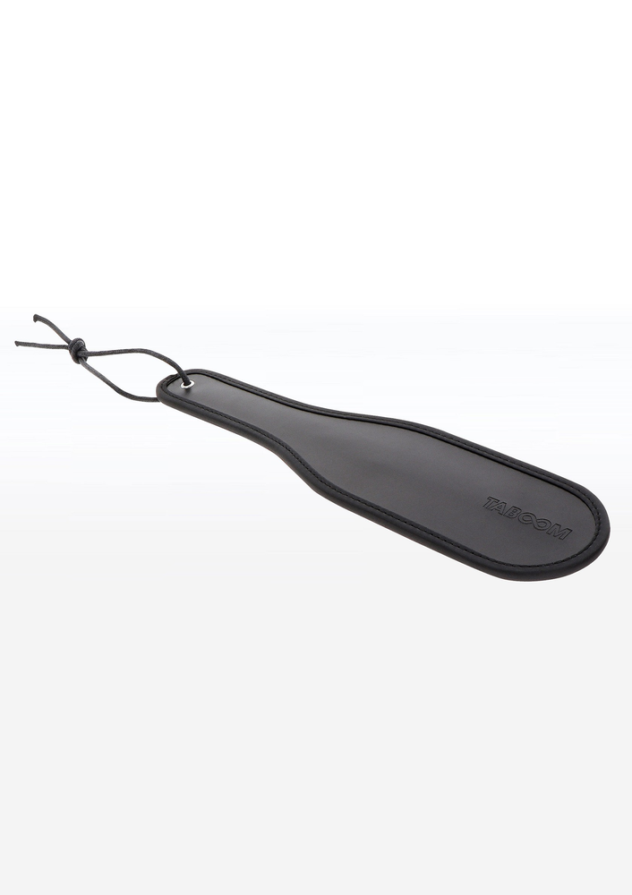 Taboom Bondage Essentials Hard And Soft Touch Paddle BLACK - 7