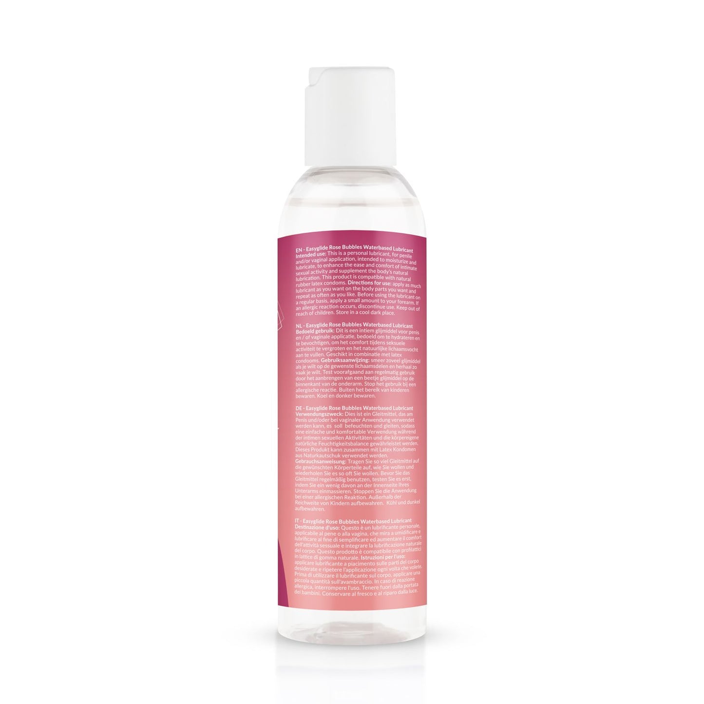 EasyGlide Rosé Bubbels Glijmiddel op Waterbasis - 150 ml - 4