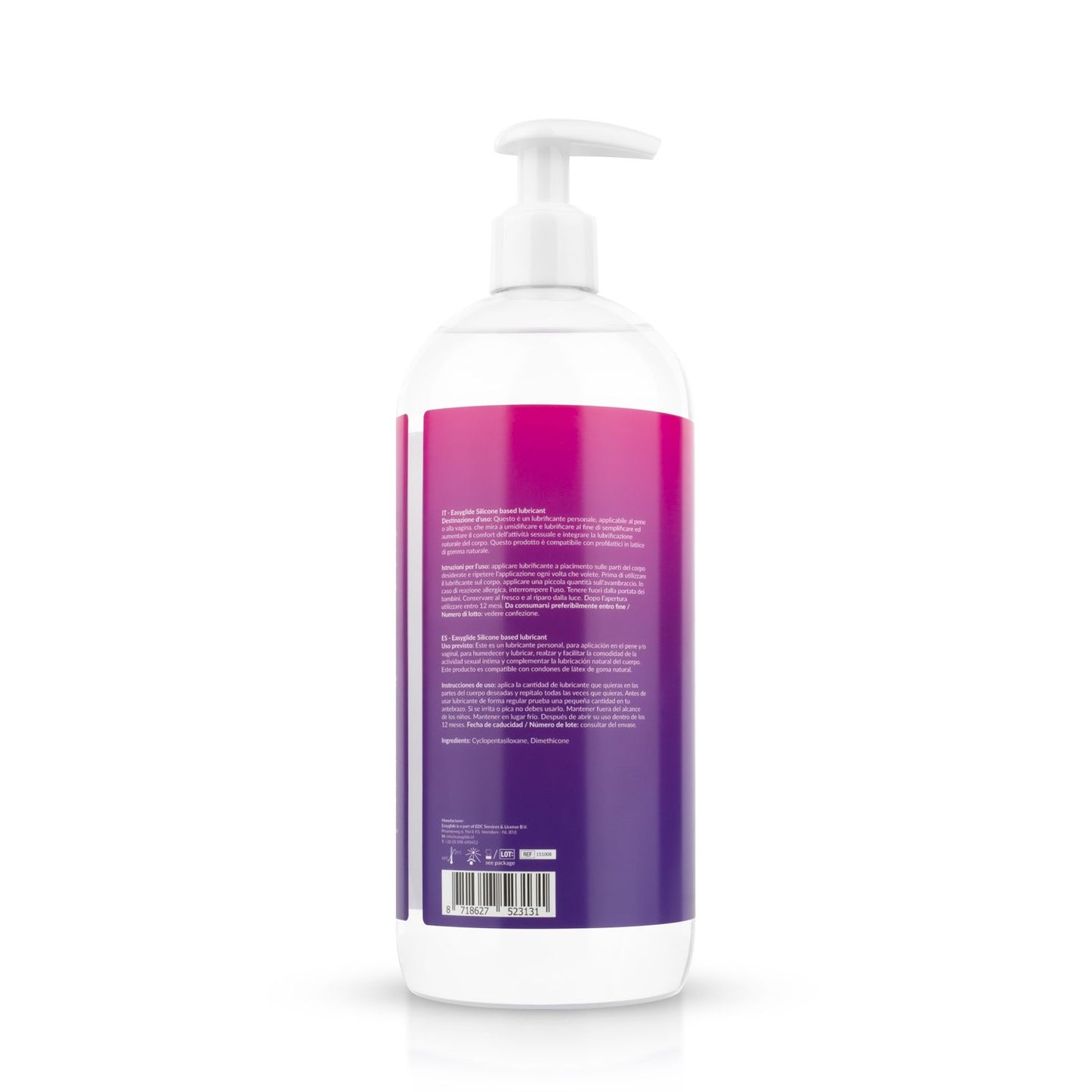 EasyGlide Siliconen Glijmiddel 1000 ml - 2