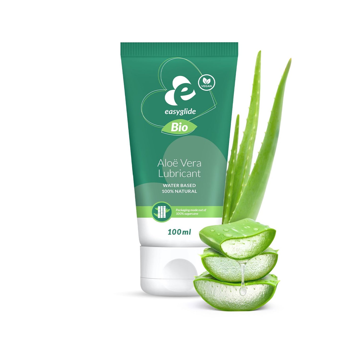 EasyGlide - Bio & Natural Glijmiddel op Waterbasis Aloë vera - 100 ml - 1