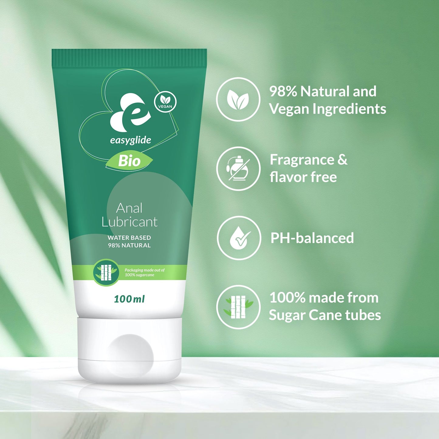 EasyGlide - Bio & Natural Glijmiddel op Waterbasis Anaal - 100 ml - 4