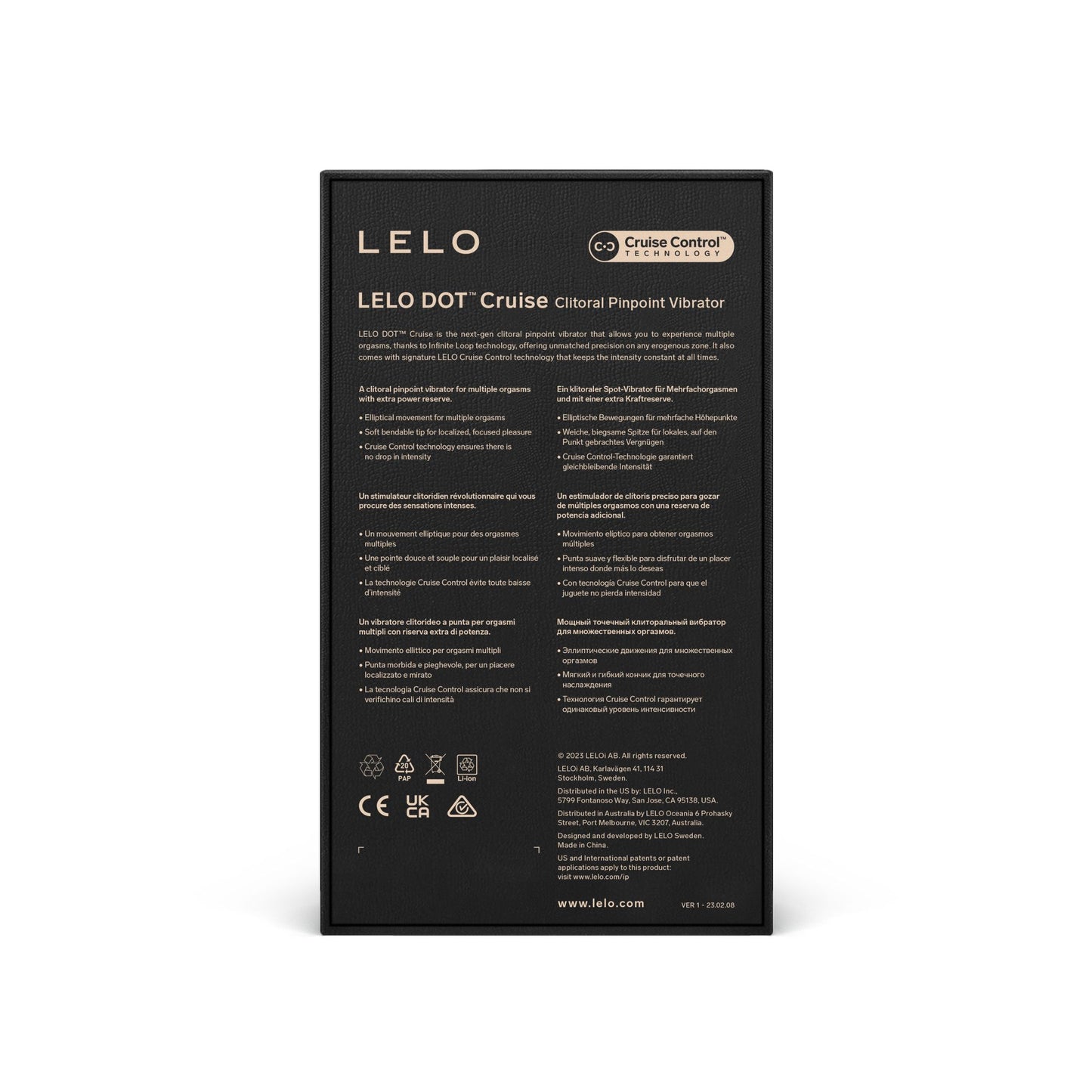Lelo - Dot Cruise Clitoral Pinpoint Vibrator Pistachio Cream - 1