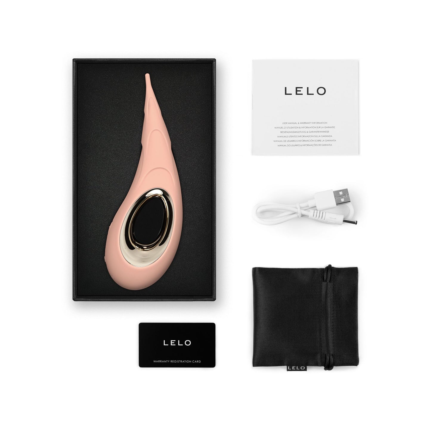 Lelo - Dot Cruise Clitoral Pinpoint Vibrator Peach Please - 1