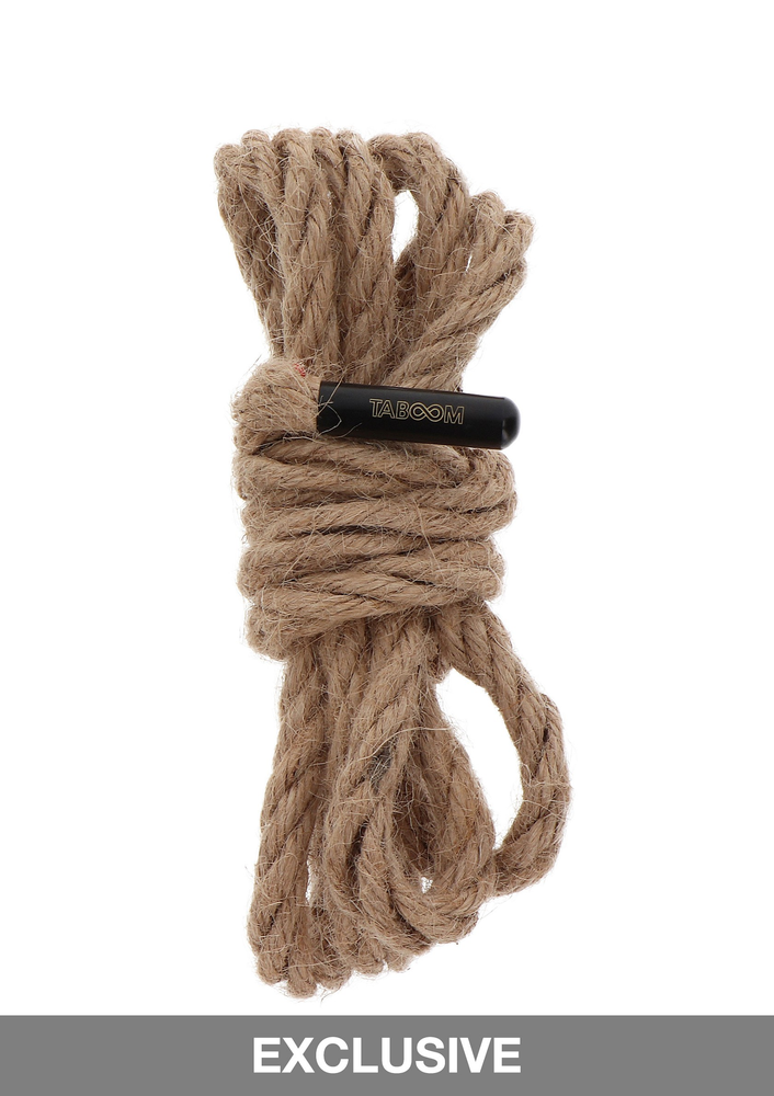 Taboom Bondage Rope Hemp 1.5 meter 7 mm NUDE - 4