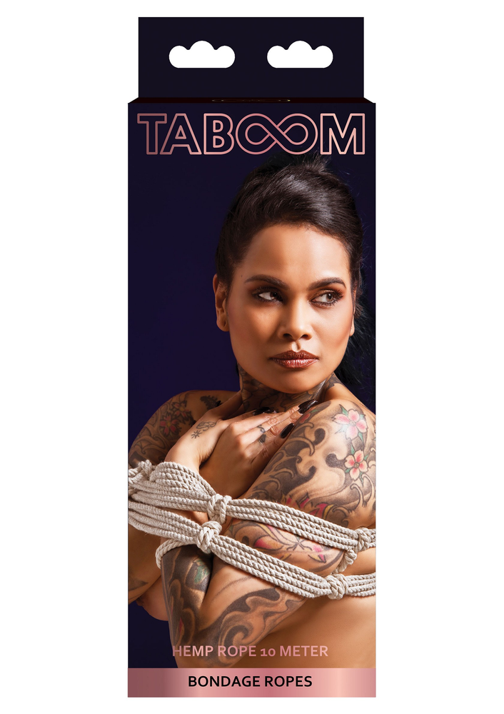 Taboom Bondage Rope Hemp 10 Meter 7 mm NUDE - 2