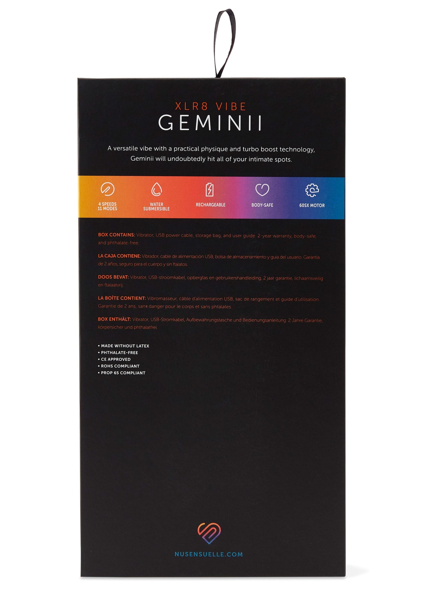 Nu Sensuelle Geminii XLR8 Vibe AQUA - 0
