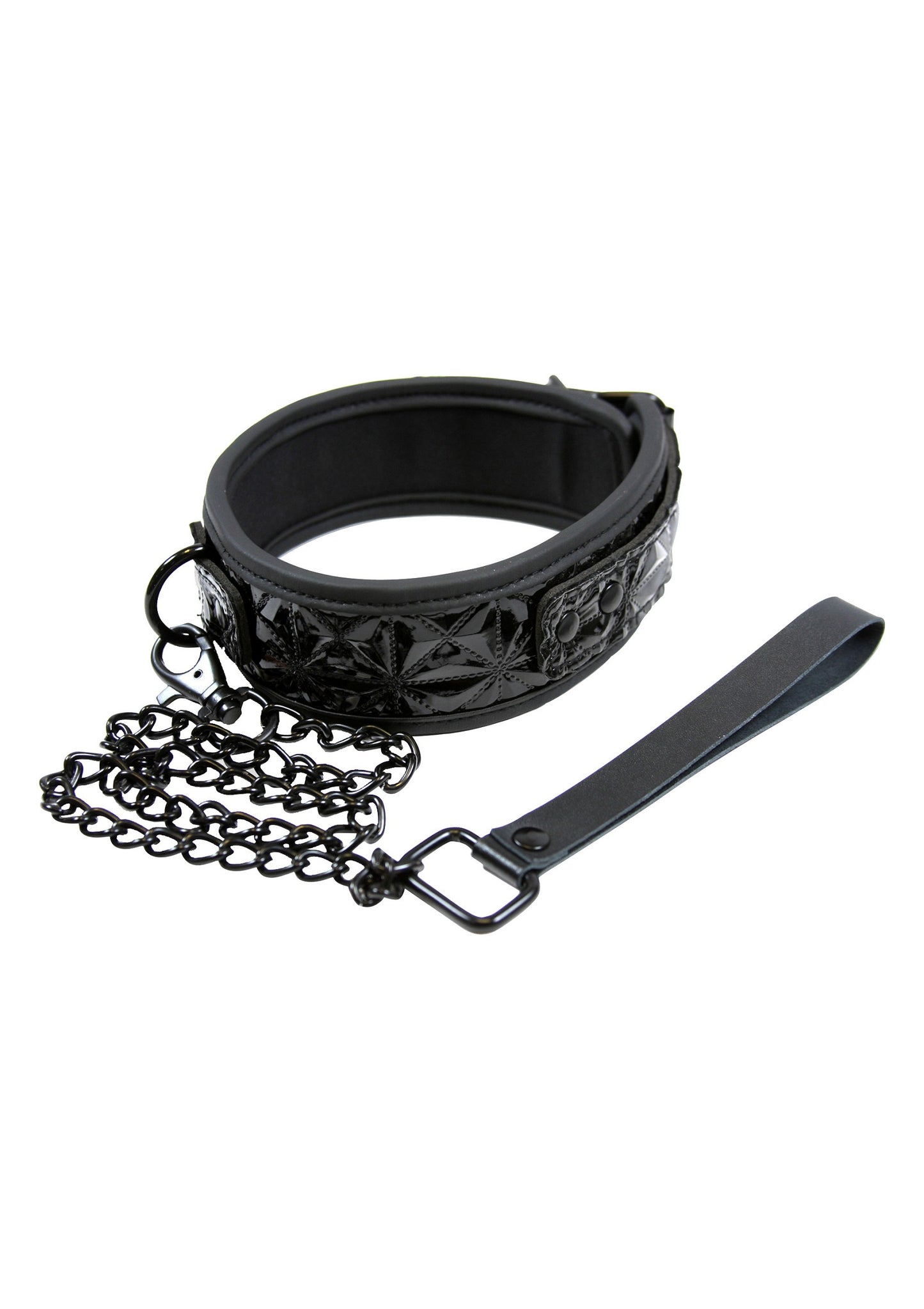 NS Novelties Sinful 2' Collar BLACK - 1