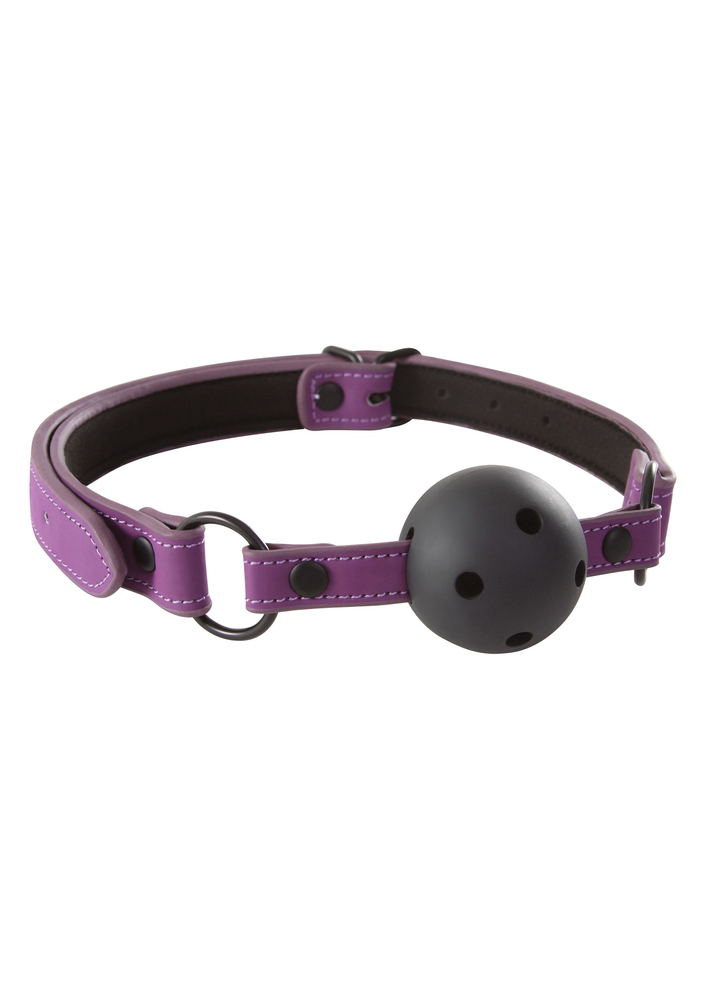 NS Novelties Lust Bondage Ball Gag PURPLE - 0