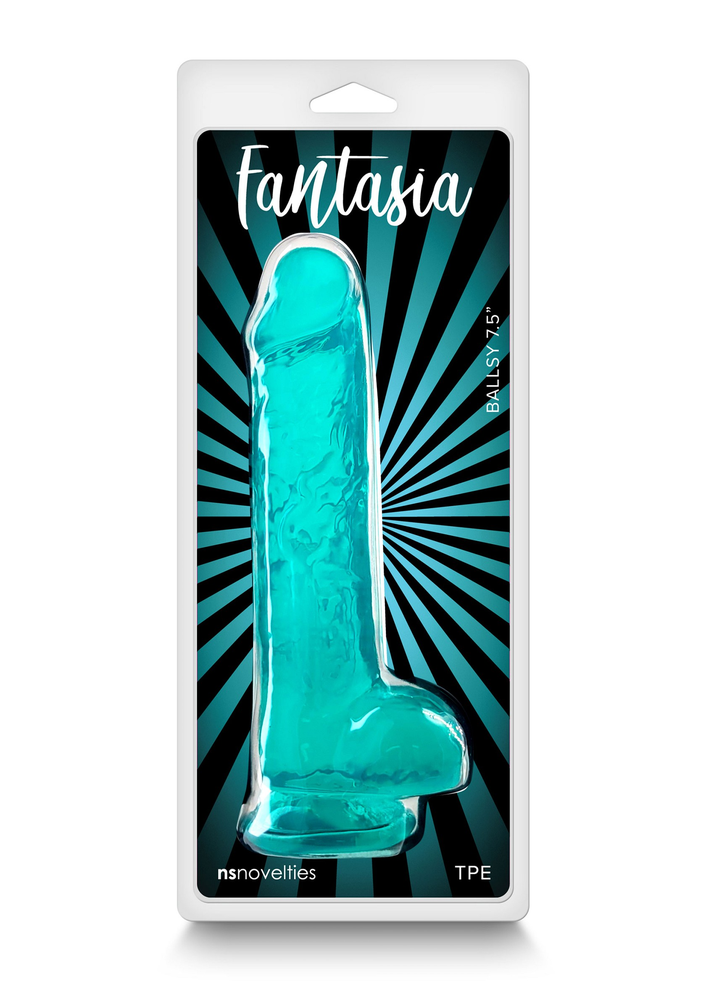 NS Novelties Fantasia Ballsy 7.5' GREEN - 0