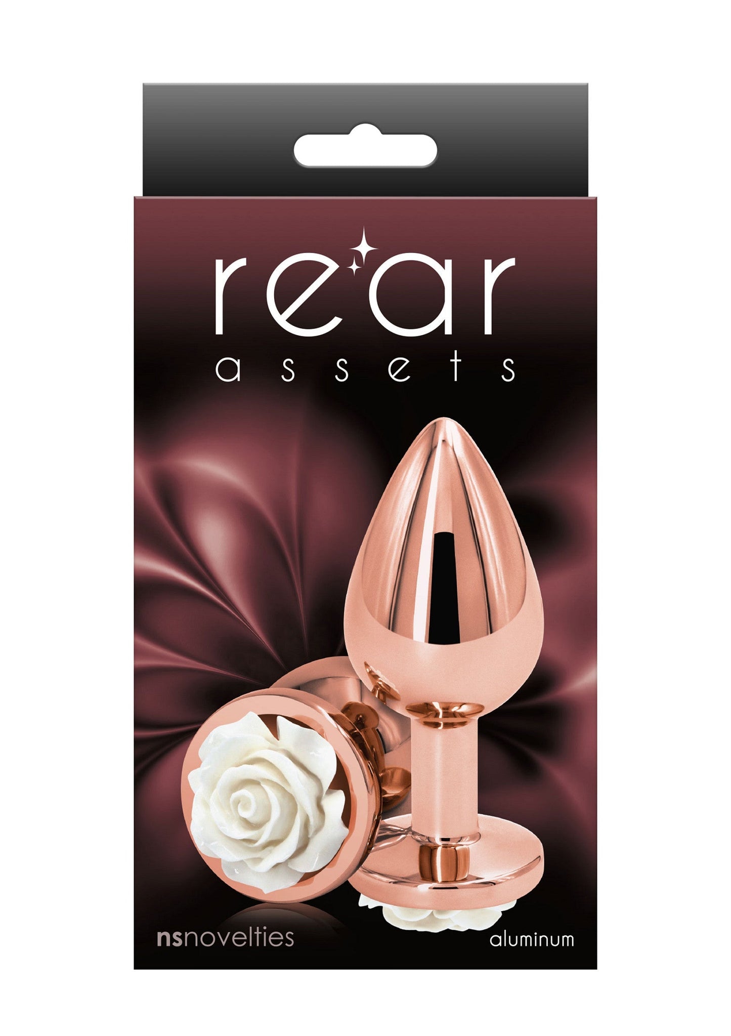 Rose Buttplug Medium BLACK - 8