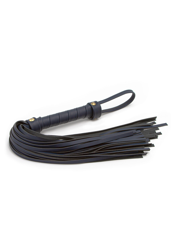 NS Novelties Bondage Couture Flogger BLUE - 2