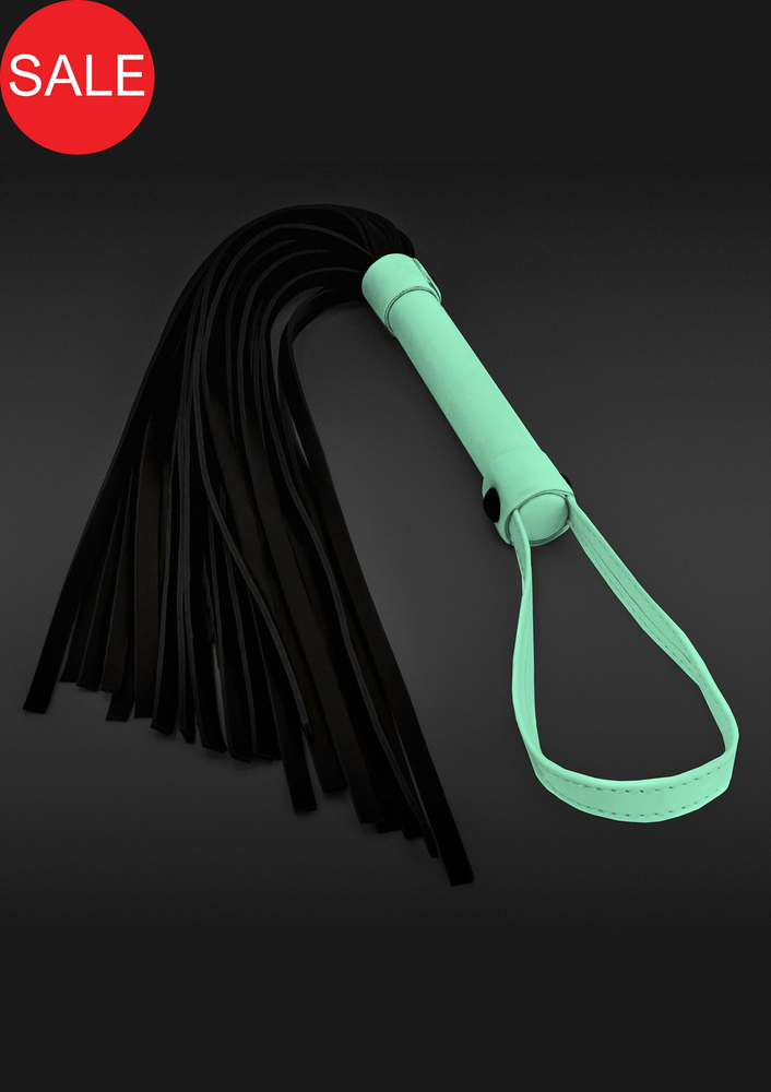 NS Novelties GLO Bondage Flogger GLOW - 2
